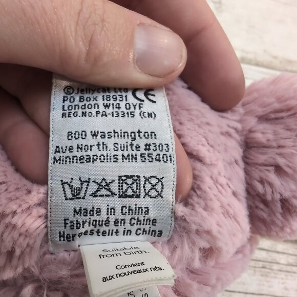 Jellycat Bashful Bunny Medium Rosa Rose Pink - Picture 6 of 7
